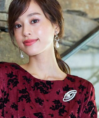 Tiaclasse パール＋ロングブローチ シルバー