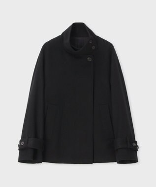 Paul Smith Field Flowers スタンドカラー ショートコート ブラック