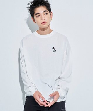 WEGO アニマルワンポイントT（LS） ホワイトその他