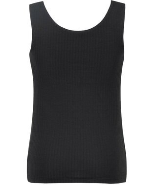 Wing カップ付きノースリーブ　【シンクロブラトップ　リブタイプ】　ラクしてきれいなシルエット　ウイング／ワコール　ET1171 ブラック