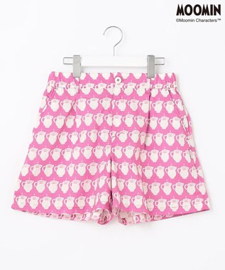 23区GOLF 【WOMEN】【MOOMIN COLLECTION】ムーミン 総柄プリント キュロットパンツ ピンク系5