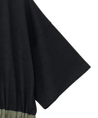 Green Parks ・ＥＬＥＮＣＡＲＥ　ＤＵＥ　ドッキングＴＥＥワンピー Khaki