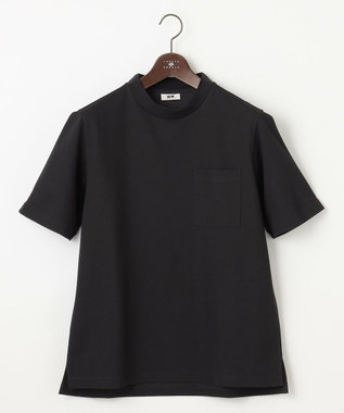 【衣服内温度調節機能/接触冷感/JAPANファブリック】コンフォーマーミラノリブ モックネック Tシャツ