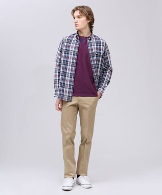 J.PRESS MEN 【Aero Weave】クールマックス サッカーシャツ / B.D. ブラウン系3