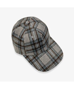 林八百吉商店 Champion ネルチェックロングキャップ ライトグレー