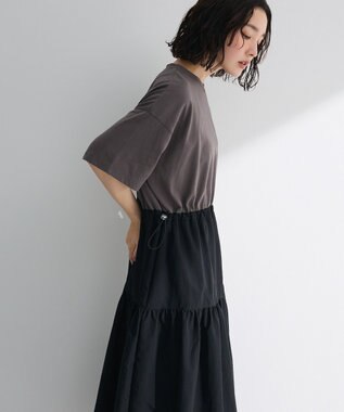 Green Parks ・ＥＬＥＮＣＡＲＥ　ＤＵＥ　ドッキングＴＥＥワンピー Black