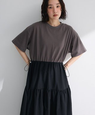 Green Parks ・ＥＬＥＮＣＡＲＥ　ＤＵＥ　ドッキングＴＥＥワンピー Black