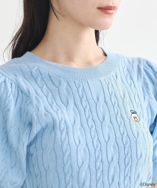 earth music&ecology Ｄｉｓｎｅｙ×Ｓｅｉｊｉ　Ｍａｔｓｕｍｏｔｏ刺繍ニット Sax