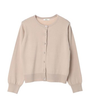 earth music&ecology いろいろ釦クルーネックカーディガン Beige