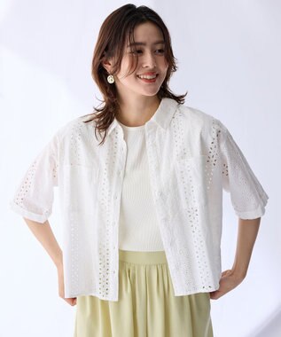 ANY 【WEB限定】ニュアンスラウンドピアス（両耳用） ライトゴールド