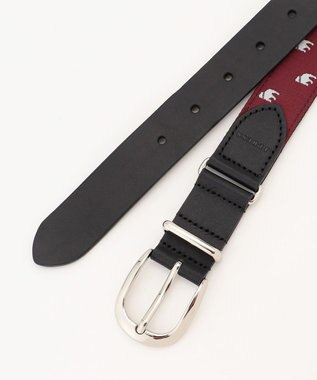 J.PRESS MEN バックブル エンブロイダリーベルト ワイン系9