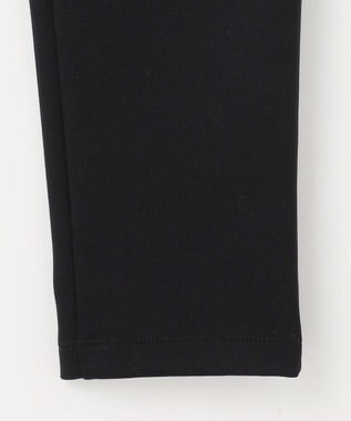 自由区 L 【WEB限定・17号サイズまで展開・洗える】コットンナイロンモクロディー レギンスパンツ ブラック