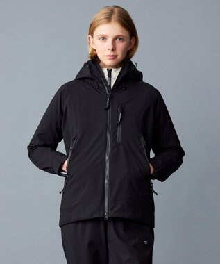 JOSEPH ABBOUD MOUNTAIN 【ストレッチ/撥水/軽量/パッカブル/ライナードッキング対応】2WAYストレッチ ダウン パーカー ライトグレー系