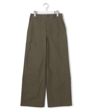 23区 【SLOW/一部店舗限定】ミリタリーボトム ベイカーパンツ カーキ系