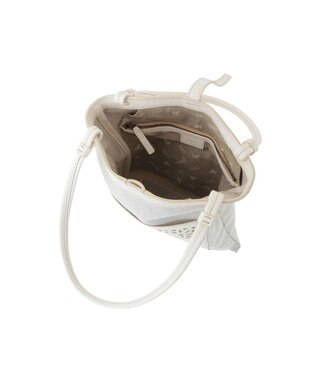 genten タペストリーカットワーク トートバッグ アイボリー