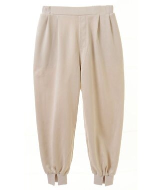 Green Parks ・ｆｕｒｒｙｒａｔｅポンチスエードジョガーパンツ Ivory