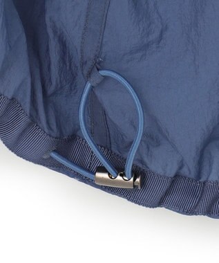 ICB 【撥水加工】シアーナイロンタフタ フーデットコート スマルトブルー系