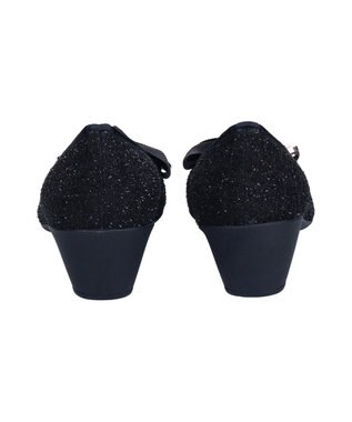 Bridget Birkin ＜3E＞【Bridget Birkin Walk】コーナーパーツリボンウォーキングパンプス ブラック雑材