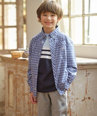 J.PRESS KIDS 【140-170cm】オックス チェックシャツ