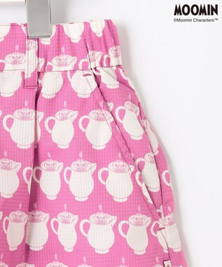 23区GOLF 【WOMEN】【MOOMIN COLLECTION】ムーミン 総柄プリント キュロットパンツ ピンク系5