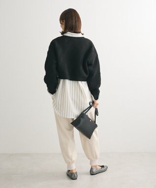 Green Parks ・ｆｕｒｒｙｒａｔｅポンチスエードジョガーパンツ Ivory