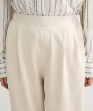 Green Parks ・ｆｕｒｒｙｒａｔｅポンチスエードジョガーパンツ Ivory