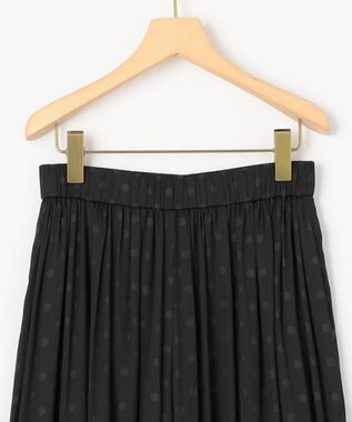 組曲 S 【秋のNEWカラー追加】ギャザーライトデシン パンツ ブラックドット系7