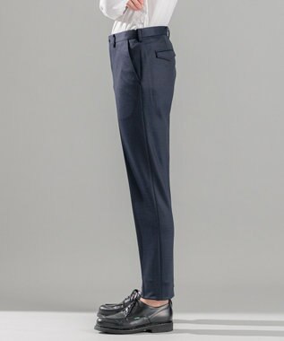 JOSEPH HOMME 新素材【抜群のストレッチ性/セットアップ対応可】スプリングウールジャージー テーパードパンツ / CITY ネイビー系