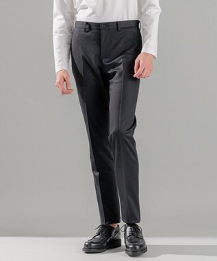 JOSEPH HOMME 新素材【抜群のストレッチ性/セットアップ対応可】スプリングウールジャージー テーパードパンツ / CITY ブラック系