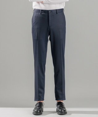 JOSEPH HOMME 新素材【抜群のストレッチ性/セットアップ対応可】スプリングウールジャージー テーパードパンツ / CITY ネイビー系