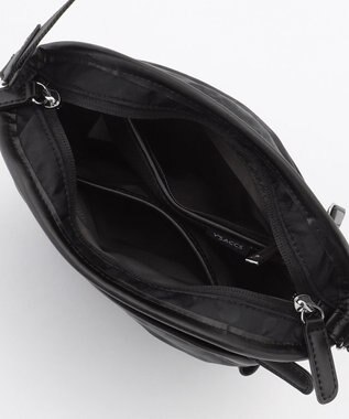 Y'SACCS Polka Dots　パイピングポケットポシェット ブラック