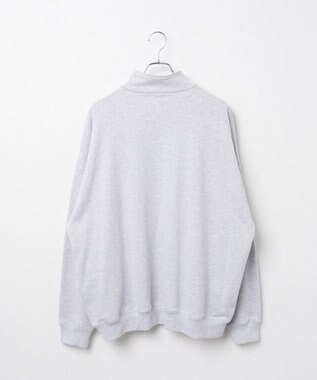 WEGO ヘビーウエイトハーフZIPワンポイントPO グレー