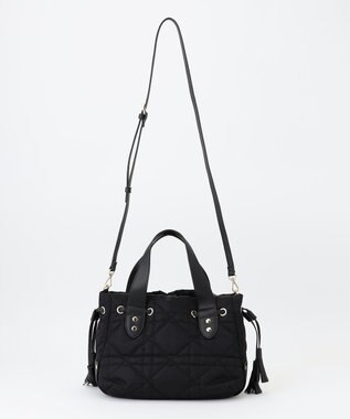 LA BAGAGERIE グリッドキルティングトート ブラック
