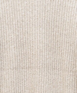 Green Parks Ｍｉｘ配色畦ニットプルオーバー Beige