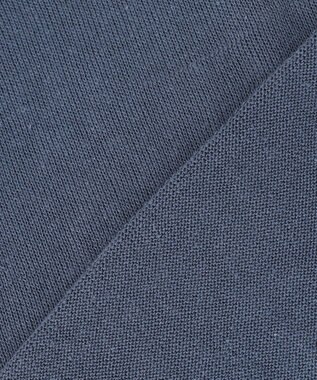 J.PRESS YORK STREET 【UNISEX】ベーシック ニットポロシャツ ダルブルー系