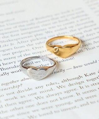 Phoebe 【金属アレルギー対応】メタルラヴィリング　シルバー/ステンレス/ハート シルバー