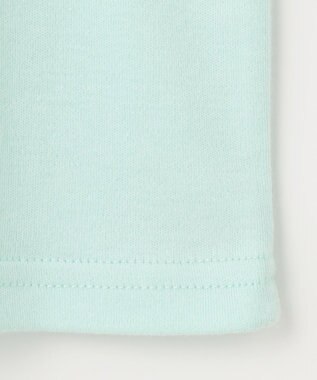 ANY KIDS 【すみっコぐらし】サガラ刺繍 長袖 Tシャツ エメラルドグリーン×ぺんぎん？