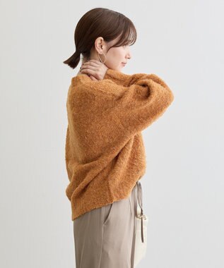 Green Parks ブークレニットプルオーバー Orange