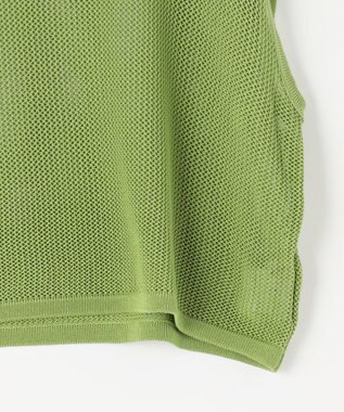 SHARE PARK LADIES 【セットアイテム】レーヨンナイロンニットワンピース グリーン系