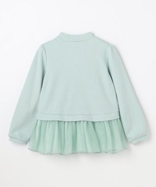 ANY KIDS 裏起毛 ネックレス トレーナー ミント