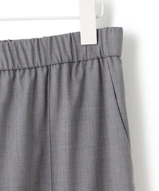 ICB 【洗える】Ｔ/Wブロード ワイドストレートパンツ ライトグレー系