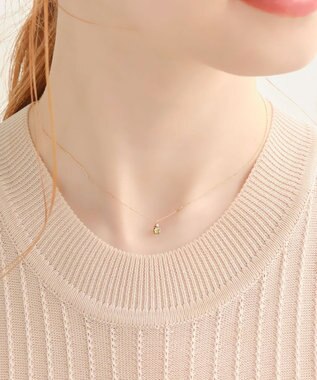 Phoebe 【K10】ジュエルラックネックレス　ペリドット/8月誕生石/天然石/全長:40cm ゴールド