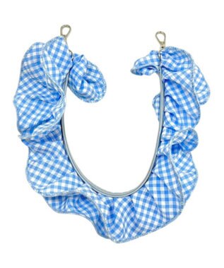 WEGO ギンガムフリルハンドストラップ