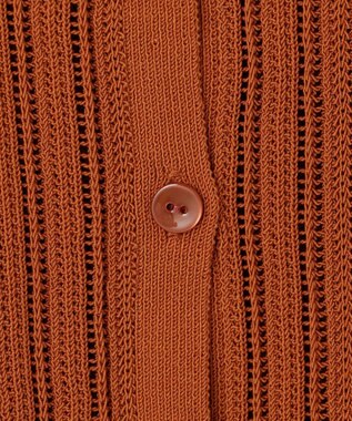 自由区 L 【カタログ掲載・セットアップ対応・洗える】シアーコイル カーディガン コッパー