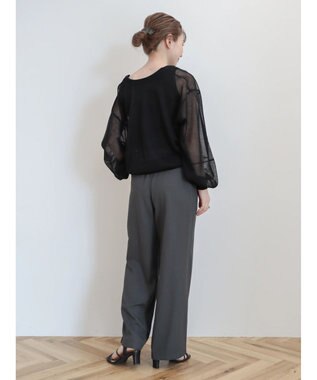 AMERICAN HOLIC 接触冷感２ＷＡＹシアーニットカーディガン Black