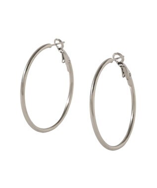 YECCA VECCA ステンレスフープピアス Silver
