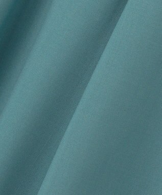 自由区 S 【洗える】TWラチネストレッチワイドクロップド パンツ ボトルグリーン