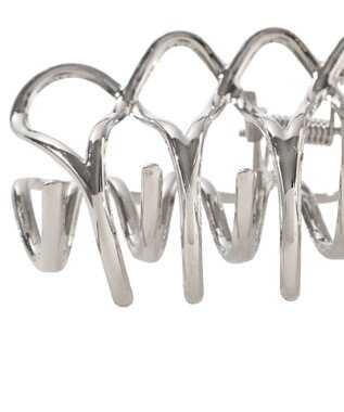 Green Parks うねうねメタルバンスクリップ Silver