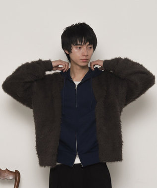 WEGO 【ユニセックス着用ITEM】フェザーニットボタンシャツ