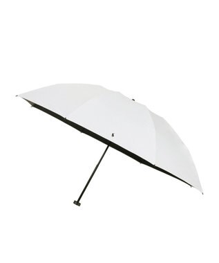 MOONBAT 【軽量/大きめ】POLO RALPH LAUREN 遮光 晴雨兼用 折りたたみ日傘 ワンポイント ポロポニー 60cm オフホワイト